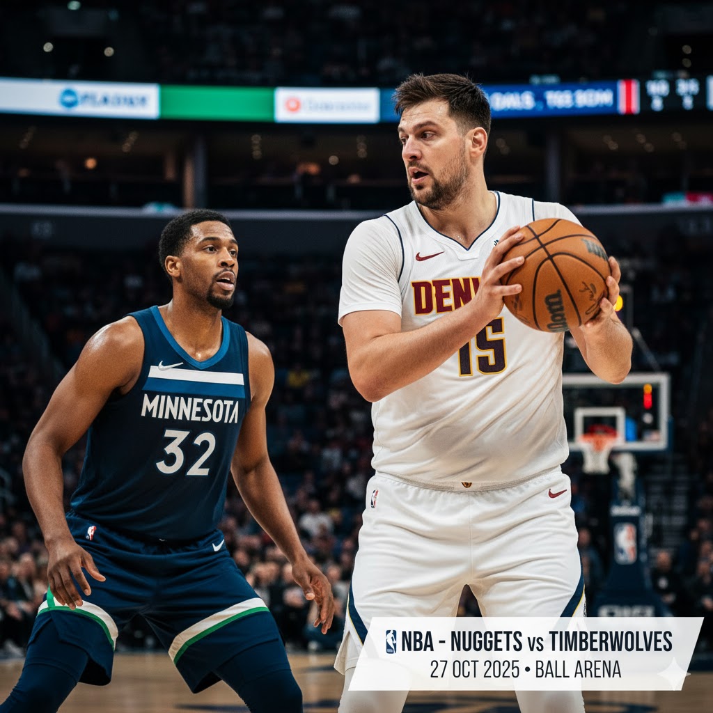 NBA 28/10 : Denver vs Minnesota, un choc de l'Ouest ! Le pari sûr sur Jokic ?