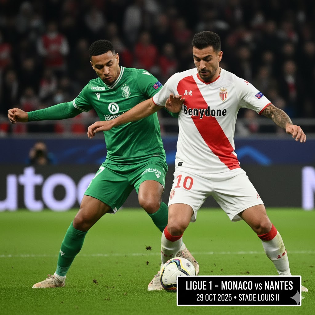 Monaco-Nantes (29/10) : Le duel des buteurs en Ligue 1, qui marquera le premier ?