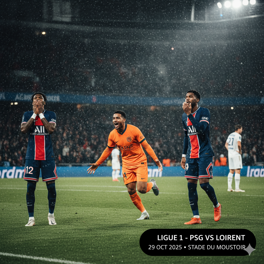 Pari fou sur PSG-Lorient (29/10) : Les cotes pour une surprise au Moustoir !