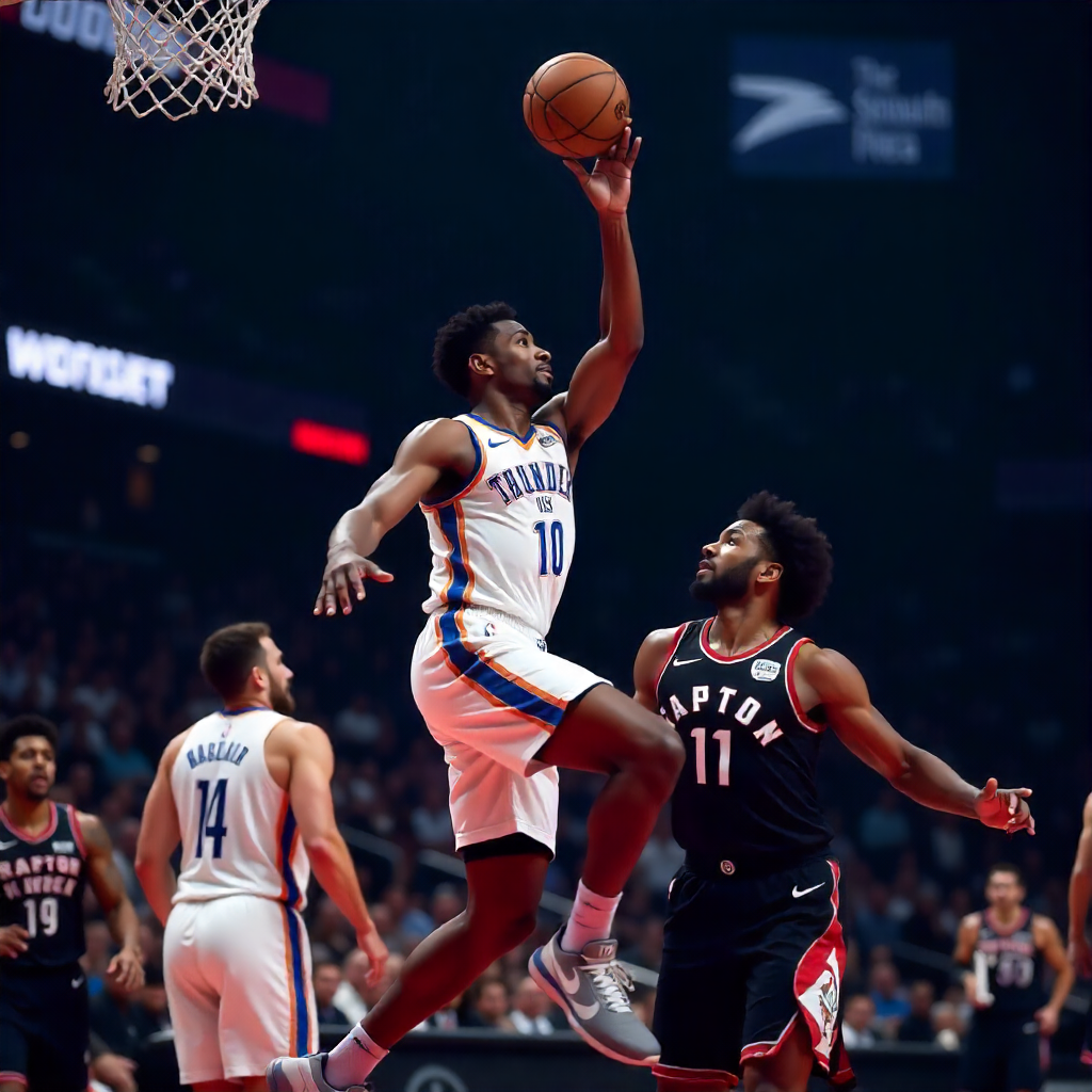 NBA : Thunder vs Raptors (5/11) : Notre pari combiné sur OKC et Shai G.A. Over 28.5 Pts.